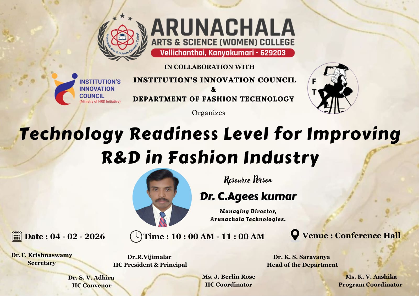 Department of Fashion Technology organizes Technology Readiness Level for Improving R&D in Fashion Industry
